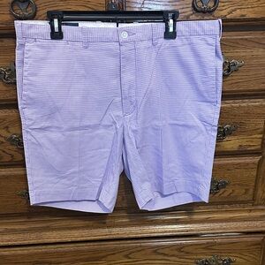 Polo by Ralph Lauren Purple Checkered Flat Front Shorts